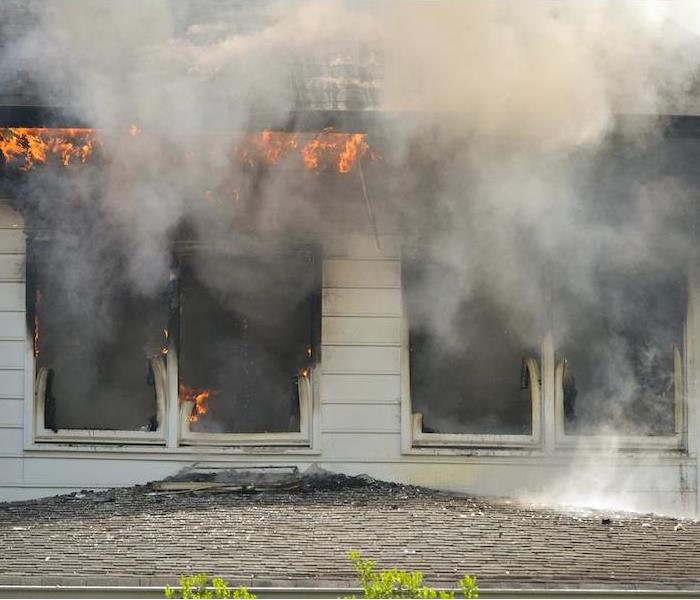 Home on fire