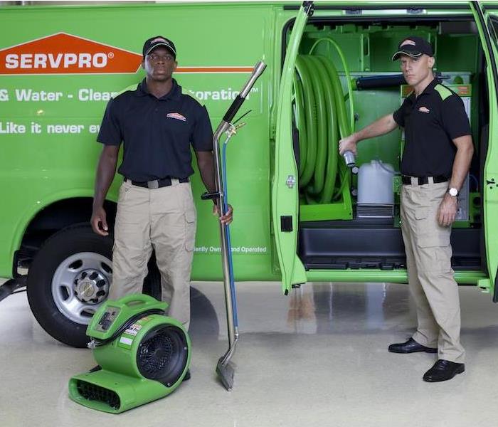 SERVPRO Equipment and technicians