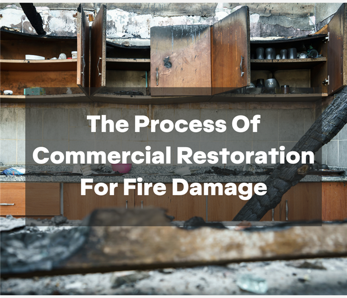 Fire Damage In Commercial Kitchen